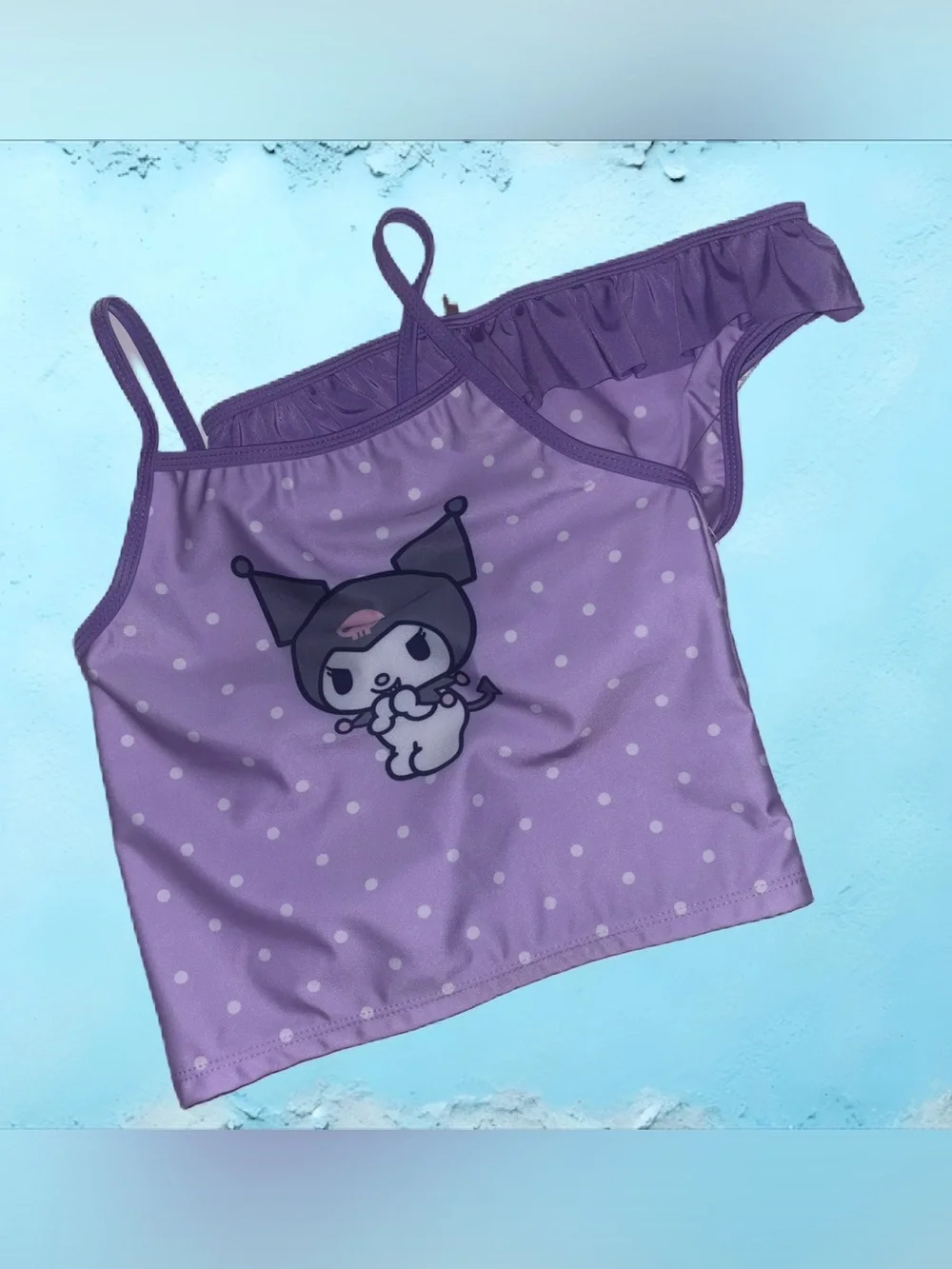Hello Kitty & Friends Wonder Nation Collab Kuromi Tankini Bikini